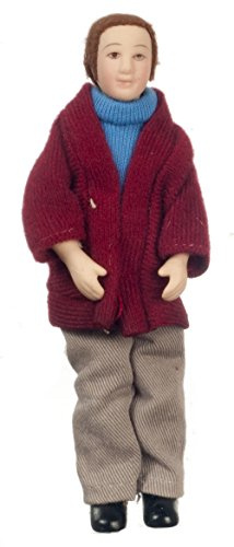 Melody Jane Puppenhaus Miniatur Menschen 1:12 Moderne Porzellan Man Gentleman Vater
