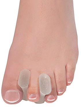 Gel Toe Spreaders Pressure Relief from Friction Toe Pain Realign and Prevent Toes from Turning Inwards Aids Pain from Bunions, Overlapping, Toe Drift and Nail Issues Latex Free Large Pk of 4