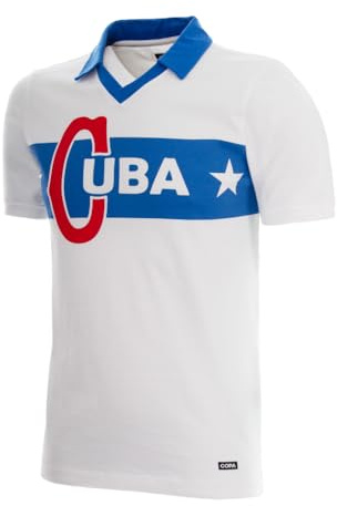 COPA - Kuba 1962 Castro - Retro Fußballtrikot - Herren - S - Blau