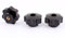 sourcing map 3 Stück M6 x 40mm Plastikkopf Kreuzgriff Sternschraube Sterngriff schwarz