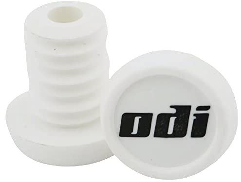 Old Dutch International ODI Barend Plug Ersatz Lenker Enden Stopfen 1 Paar (2St) + Fantic26 Sticker (Weiss)