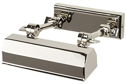 Elstead Lighting Wandlampe Bilderleuchte Spiegellampe Stahl Nickel B 18,2 cm Badezimmer Flurlampe