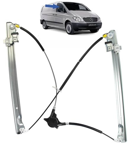 STARKIT PERFORMANCE Fensterheber passend für Vito W639, Viano W639 2003-2014 VORNE RECHTS (Beifahrerseite) 6397200146, 6397200546