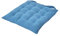 Homescapes Stuhlkissen 40x40 cm blau – Sitzkissen Outdoor/Indoor mit Baumwollbezug, Sitzpolster waschbar und Oeko-TEX-Zertifiziert für Esszimmer-, Küchen- & Gartenstühle