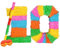 Fax Potato Pinata Set mit Stick & Blindfold - 10. Geburtstag/Jahrestag - Rainbow