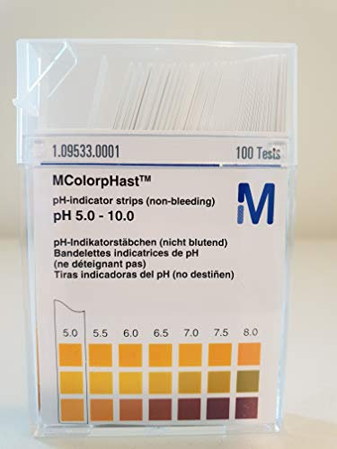 pH Indikator 5,0-10,0 Universal MColorpHast™ 100 Teststreifen