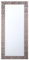 Beliani Moderner Spiegel Wabenmuster braun Wandspiegel 130 x 50 cm Marans