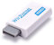 Liandasheng Wii to HDMI Adapter, Supports All Wii Display Modes, Full HD 1080p/720p Video Output and 3.5mm Audio, HDMI Connector for TV, Monitor, Projector
