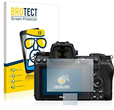 BROTECT Schutzglas für Nikon Z 7 II Schutzfolie Made in Germany Panzer Folie Glas Displayschutz [Extrem Kratzfest 9H, Anti-Fingerprint,Transparent]