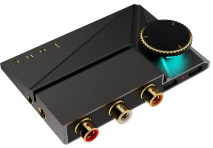 Khadas DAC Amp Tone2 Pro | Desktop Digital Analog Converter -Headphone Amplifier with USB-C/USB-C(I2S) Inputs/Outputs: 3.5mm Unbalanced / 4.4mm Balanced/RCA - MQA DECODER (Black)