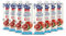 Hero Light Bevanda Di Frutta Gusto Arancia Rossa, 8 Bottiglie Da 1L, Succo Di Frutta Con Pochissime Calorie Per Porzione, Senza Zuccheri Aggiunti, Zero Conservanti, Zero Coloranti