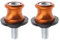 1 Paar M10 Ständeraufnahme Montageständer Schwingenadapter Orange Kompatibel mit KTM Duke 125 200 250 390 490 M10x1.25mm