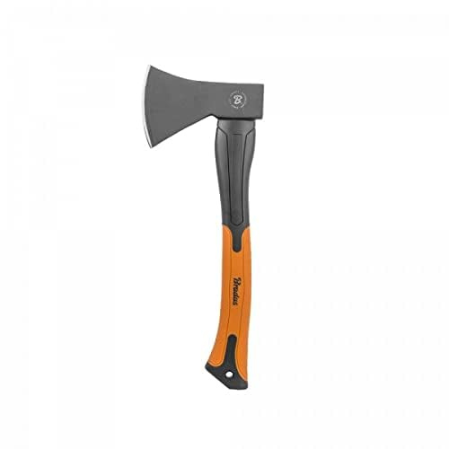 Universalaxt Axt Beil Profi Fiberglas Stiel Gartenaxt Spaltbeil Spaltaxt Forstaxt Mehrzweckaxt (600g)