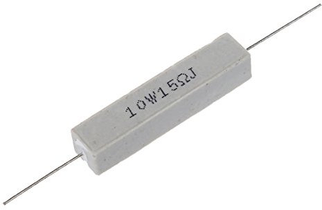 5 Stück 10w Watt 15 Ohm 5% Drahtgewickelter Keramikzementwiderstand