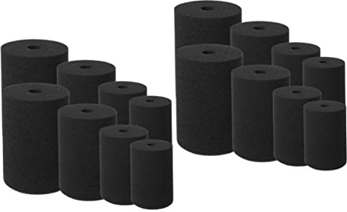 NUOBESTY 16pcs Cup Turner Inserts Sponge Inserted for Tumblers Craft Supplies Replacements for Cup Turner Supplies for Tumbler Cleaning