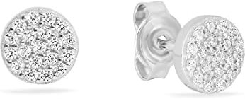 ESPRIT Damen-Ohrringe 925er Silber 38 Zirkonia One Size Silber 32023006