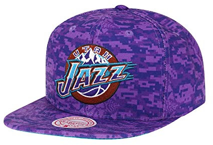 Mitchell & Ness Utah Jazz NBA Team Digi Camo Hardwood Classic Snapback Cap