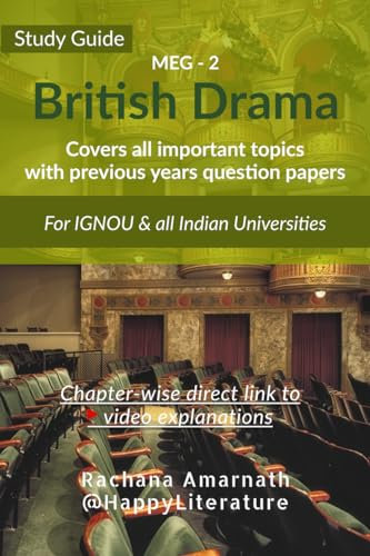 BRITISH DRAMA : Covers all important topics and previous years' Question Papers (English Edition)