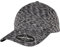 Flexfit Caps Wooly Combed Cap Delta Tartan Glen Unisex Cap Baseball XXS-XXL Basecap Mütze, L-XL, 1x Delta Uni Melange Black & 1x HL-Kauf Notizblock