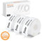 Pristar P15 Labels, 3 Rollen 15 mm * 50 mm Selbstklebendes Thermoband Etiketten, Kompatibel mit P15 Etikettendrucker, Geeignet für Zuhause, Büro, Schule, Lagerorganisation, Weiß, 130 Etiketten/Rolle