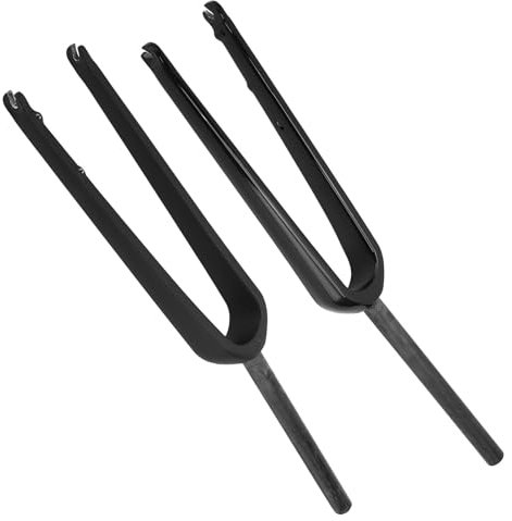 Fuerdich Fourche Avant De Vélo, Fourche De Vélo en Fibre De Carbone à Dégagement Rapide, Fourche Rigide pour Vélo De Route Hors Route(Mat)