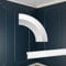 MARBET DESIGN Rivestimenti murali - Decorazione con segmenti di parete in polistirolo - Pannelli da Soffitto a Cassette con Segmenti di Finiture Ornamentali (NB-42-01 145x145 mm, 4 Pezzi)