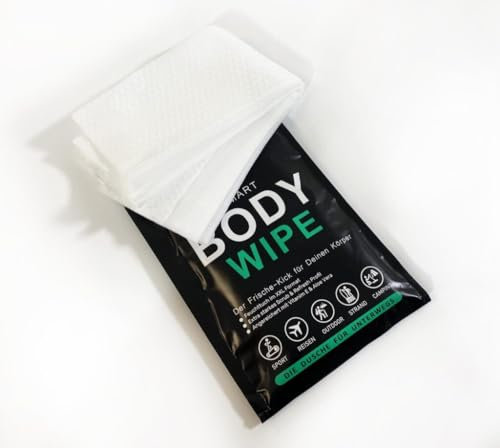 LeoFair - Body Wipes 30 Stück - Frischetücher für den Körper - XXL Feuchttücher - für Sport, Reise und Alltag