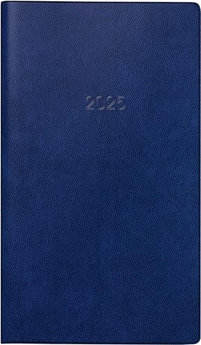 BRUNNEN Taschenkalender Mod. 746 2025 | A6, Kunststoff, dunkelblau