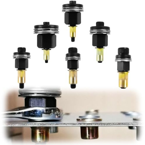 6 Stück Handnietwerkzeug Set M3-M4-M5-M6-M8-M10, Hand-Nietmuttern-Werkzeug, Nietmutter Pistole Werkzeug, Nietwerkzeug, Manuelle Nietmaschine Zubehör, Entworfen für Enge Räume