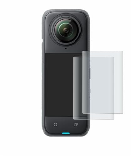 BROTECT Schutzfolie für Insta360 X4 | 2 Stück Entspiegelnder Displayschutz Made in Germany Matte Full-Screen Folie Full-Cover 3D Curved Anti-Reflexion Montage Kit