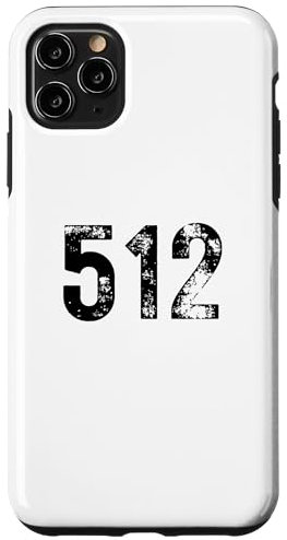 Carcasa para iPhone 11 Pro Max Código de área 512 Austin Texas TX 512