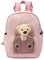 Grovjewfit Personalisierter Kinderrucksäcke Kinder Rucksack Mit Name Mädchen Schulrucksack Teenager Jungen Backpack Süße Teddybär Geschneke Für Mädchen Kinder Boy (Rosa)