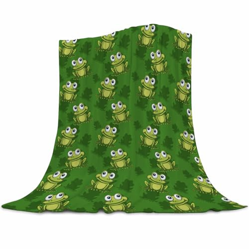 Gaakvrr Decken für Kinder, Flanell-Überwurf, leicht, Flanell, gemütlich, Plüsch, für Erwachsene, Kinder, Sofa, Schlafzimmer, Dekoration, 130 x 150 cm