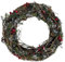 Weihnachtskranz Weidenkranz mit Beeren und Tannenzapfen 40cm