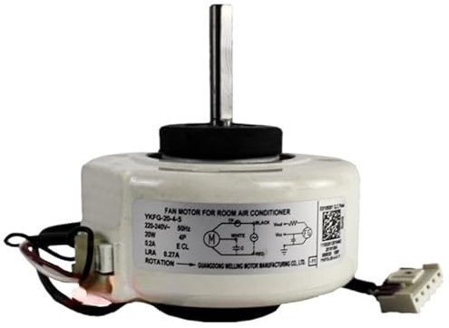 KAGOUKA Adecuado para Aire Acondicionado Midea, Motor de turbina eólica Interior con Gancho, YKFG-20-4-5 Interno