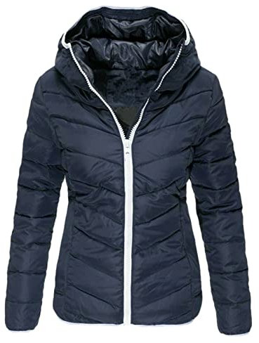 XUEJIANN Federleichte Daunenjacke Damen Mit Kapuze - Steppmantel Damen Leicht Übergang - Daunenjacke Kurz Winter Outdoor Jacken Für Große Größen Damenjacken Winter Übergrößen/Softshellmantel