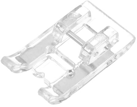 Garneck Pied presseur transparent pour machines à coudre Singer – Pied presseur transparent pour coutures satinées et boutonnières – Convient pour les modèles à tige basse Singer Brother et Babylock