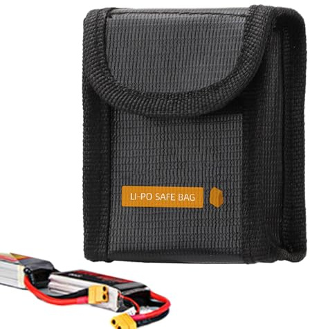 L-ipo Bag Explosionproof Fireproof L-ipo Safe Bag Waterproof L-ipo Battery Bag,Akku Tasche Feuerfeste Für Li-Po-Akku, Drohnen-Akku, Powerbank