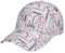 Casquette de baseball réglable avec imprimé rose pour homme et femme, noir, taille unique