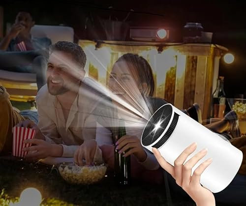 Mini Proiettore Hy300 Pro 4K, Proiettore Portatile WiFi 6 BT 5.0, Cinema Portatile per Film e Gaming