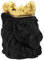 Paris Prix Cache-Pot Tête de Lion Couronne 39cm Noir