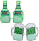 MUNSKT Pack of 2 Novelty Sunglasses, with Unique Shapes like Beer Glasses and Bottles, for Pool, Birthday, Beer, Makeup Costume & Hawaiian Themed Parties