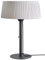 Chauffage de Terrasse Moderne en Acier Autoportant Électrique 1500 W Halogène Portatif Accessoire de Jardin Patio Gris Olleria