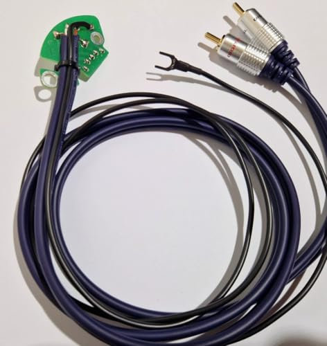 Technics RCA Phono Cable with PCB Board and earth for 1200/1210 Turntable, Premium Audio Connection