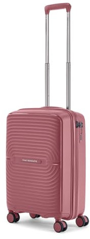 Ciak Roncato Trolley da Cabina Cosmo 55 cm Rosa – Valigia Rigida Leggera con 4 Ruote Doppie, Chiusura TSA, Design Elegante in Polipropilene – Bagaglio a Mano per Voli Low Cost