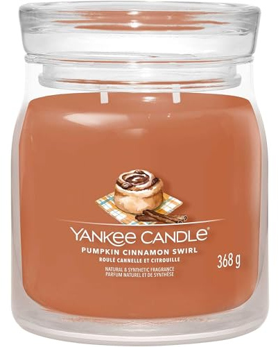 Yankee Candle, Medium Signature Pumpkin Cinnamon Swirl Jar