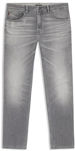 BOSS Maine Regular-fit Jeans Aus Bequemem Stretch-Denim In Grau