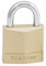 Master Lock 130EURD Cadenas à Clé en Laiton, Doré, 3 cm