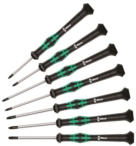 Wera 2067/7 Kraftform Micro Torx HF Precision Screwdriver Set by Wera