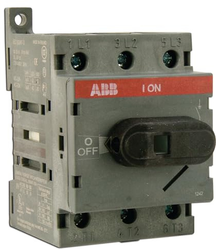 Abb OT80F3 OT80F3 Lasttrennschalter 3-polig 80A m. schwarzem Knebelgriff